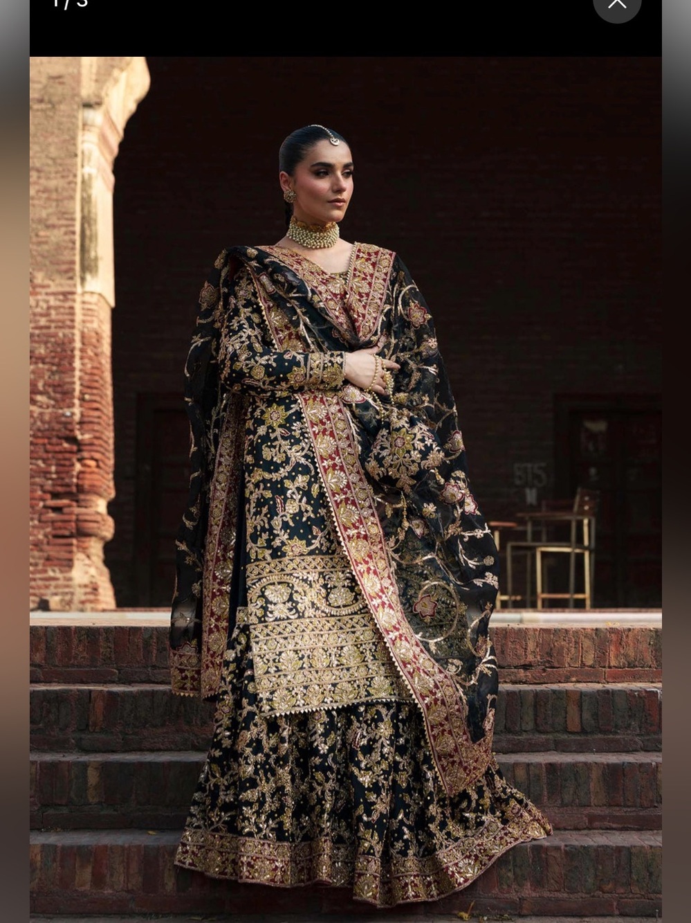 Size Chart Graphic - Lehenga Measurements